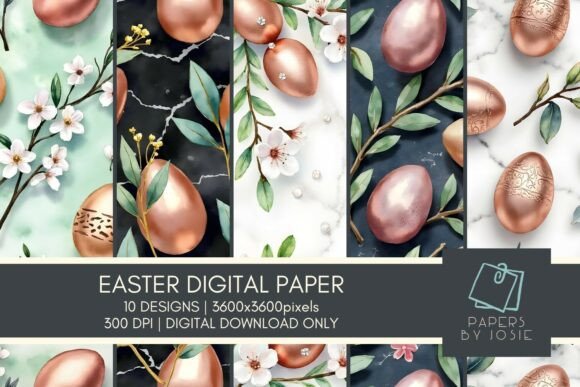 Easter Pattern Digital Paper
