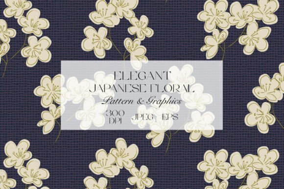 Elegant Japanese Floral Pattern: A Strategic Design Choice for Modern Creatives