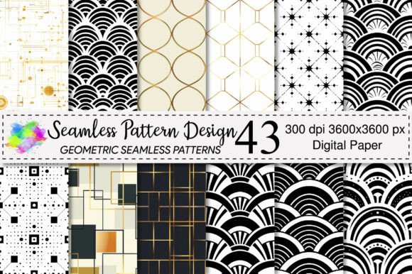 Elevate Your Creative Projects with the Seamless Pattern Design Digital Paper Bundle