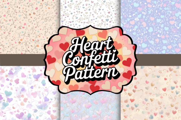 Heart Confetti Pattern