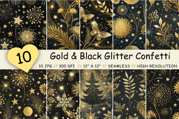 Luxury Sparkle Digital Paper Background: A Versatile Design Resource