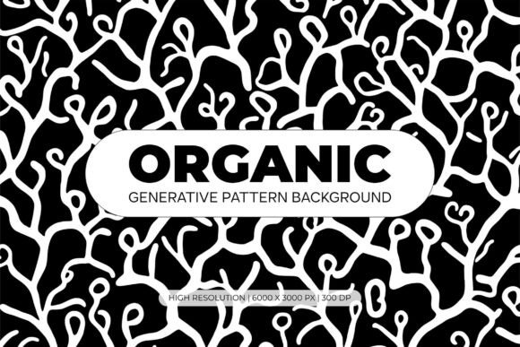 Organic Generative Pattern Backgrounds