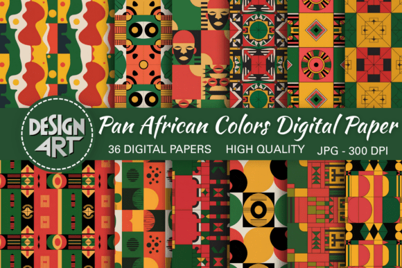 Pan African Colors Digital Paper: A Strategic Tool for Creative Expression and Cultural Connection