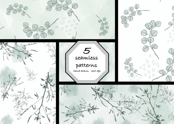 Pastel Stamping - Eucalyptus Mint Macaron
