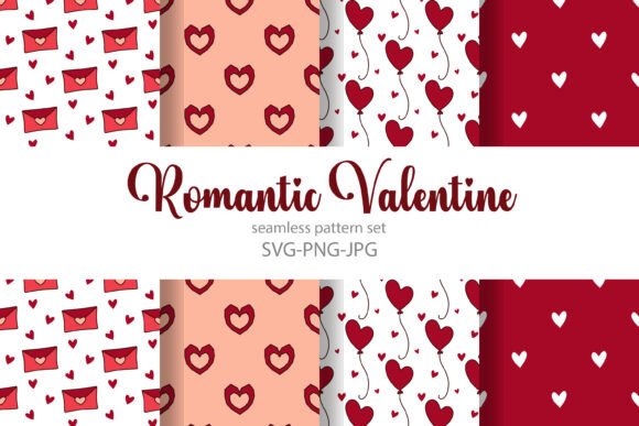 Strategic Use of Romantic Valentine Prints Set for Creative and Business Success