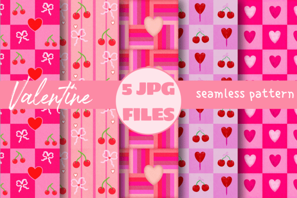 Valentine Seamless Pattern Bundle