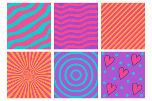Vibrant Pop Art Pattern Set: A Creative Catalyst for Modern Design