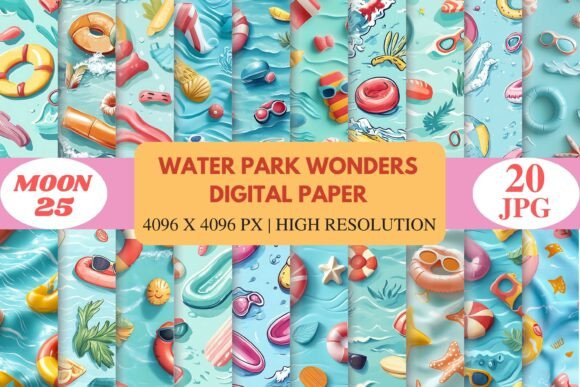 Water Park Wonders Digital Paper: A Strategic Tool for Creative Expression